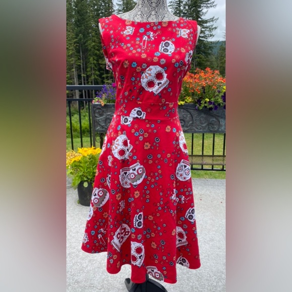 iHot Dresses & Skirts - Red Pin-Up Style Women's Dress size Large